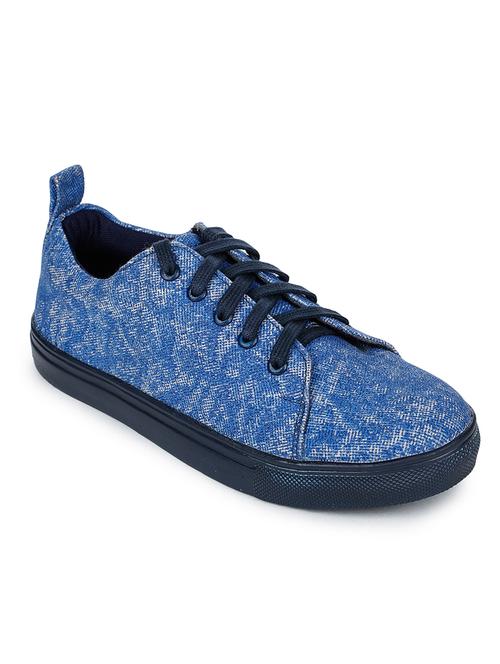 navy lace-up sneakers - 17246893 - Very Small Image - 1