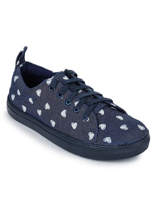 navy lace-up sneakers - 17246896 - Very Small Image - 1