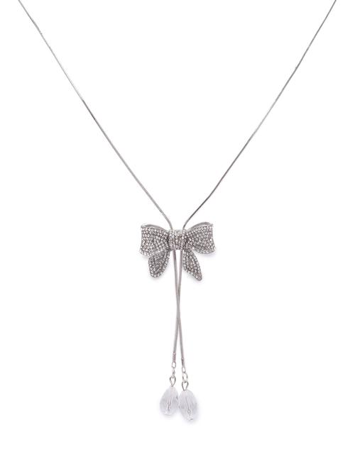 silver metal statement necklace - 17248977 - Very Small Image - 1