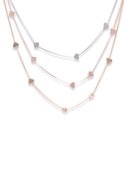 silver metal statement necklace - 17249016 - Very Small Image - 1