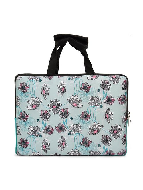 green cotton polyester blend regular laptop bag - 17252202 - Very Small Image - 1
