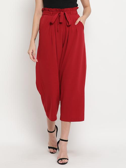 paper bag crop pants  - 17256306 - Very Small Image - 1