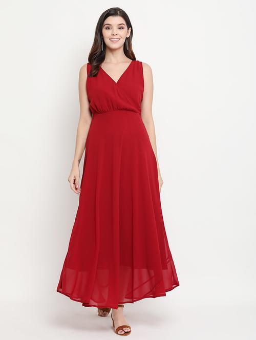 sleeveless maxi dress - 17256338 - Very Small Image - 1