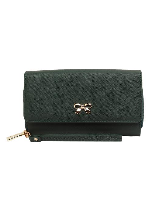 green leatherette  wallet - 17257590 - Very Small Image - 1