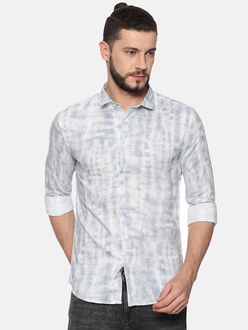 mens tie & dye casual shirt - 17258336 - Very Small Image - 1
