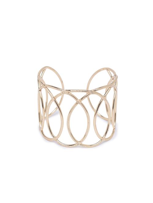 gold metal cuffs bracelet - 17261004 - Very Small Image - 1