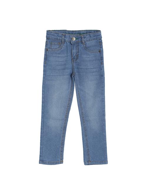 boy's plain slim fit jeans - 17261917 - Very Small Image - 1