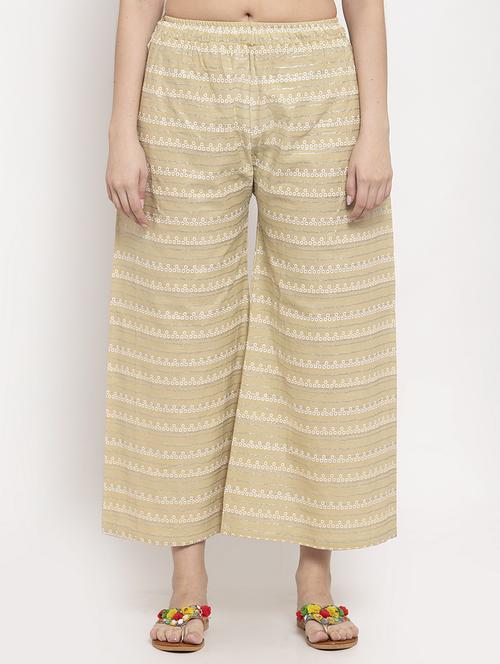 Mid Rise Printed Palazzo - 17262074 - Very Small Image - 1