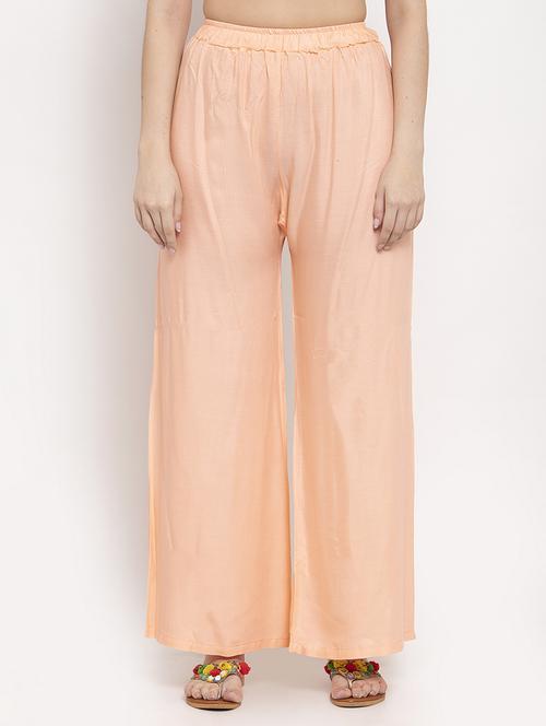 mid rise solid palazzo  - 17262091 - Very Small Image - 1