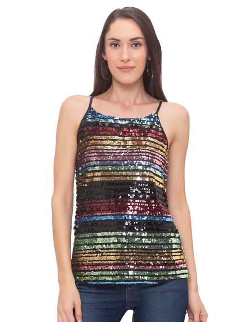 cami neck sequined top  - 17264278 - Very Small Image - 1