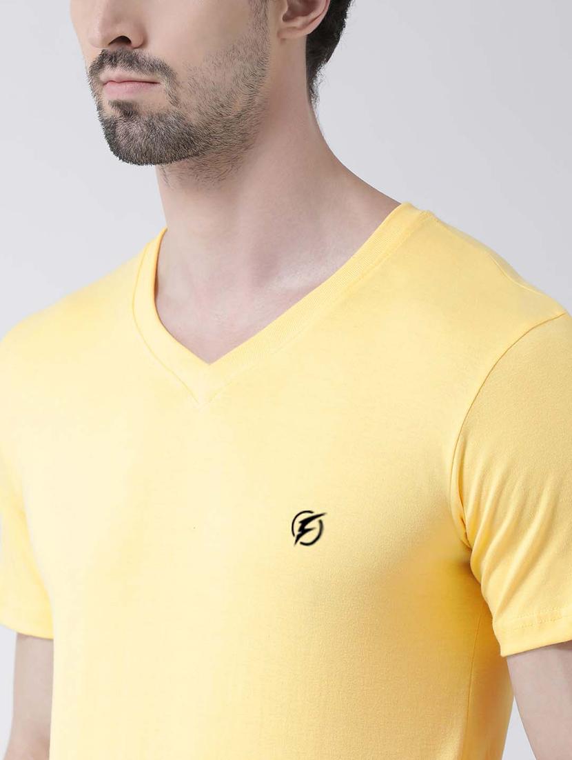 yellow solid t-shirt - 17264543 - Standard Image - 5