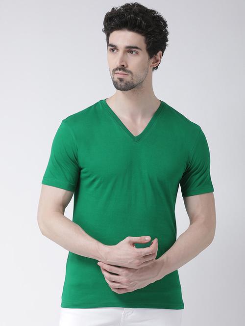 green solid t-shirt - 17264546 - Very Small Image - 1