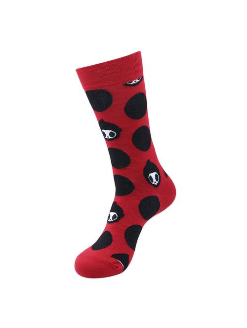 red cotton ankle length sock - 17264902 - Very Small Image - 1