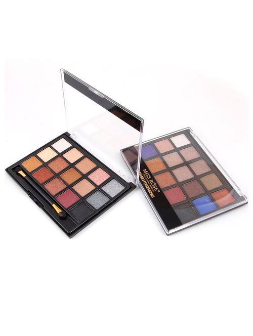 miss rose 15 color matte and shimmery earthly eyeshdaow  - 17266775 - Very Small Image - 1