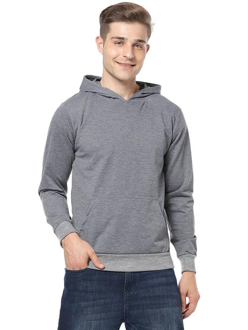 grey solid sweatshirt - 17267700 - Very Small Image - 1