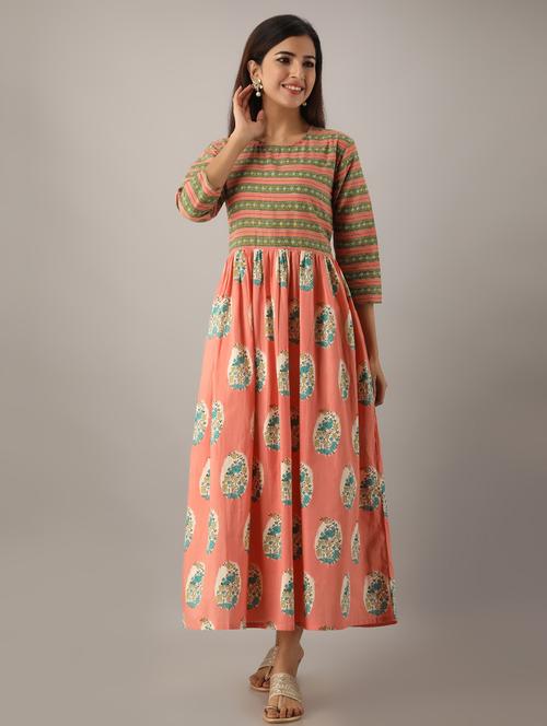 printed a-line kurta - 17268710 - Very Small Image - 1