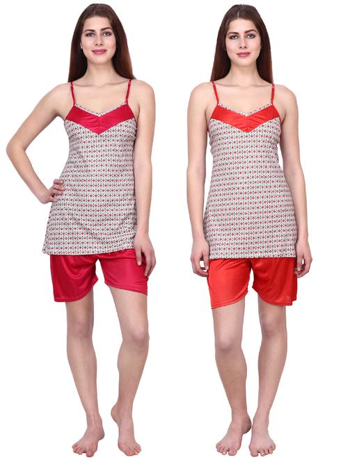 set of 2 cami top with shorts set  - 17269684 - Very Small Image - 1