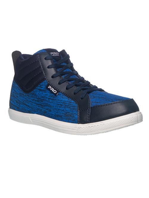 blue fabrictextile lace up sneakers - 17270487 - Very Small Image - 1