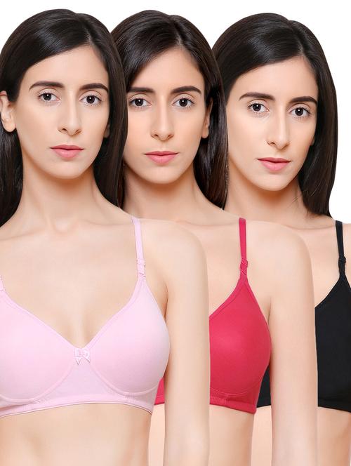 set of 3 detachable strap t-shirt bra - 17273831 - Very Small Image - 1
