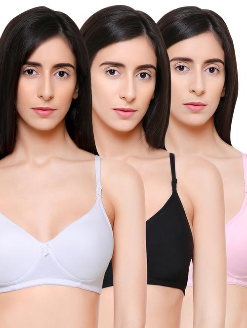 set of 3 detachable strap t-shirt bra - 17273864 - Very Small Image - 1