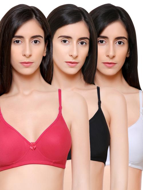 set of 3 detachable strap t-shirt bra - 17273865 - Very Small Image - 1