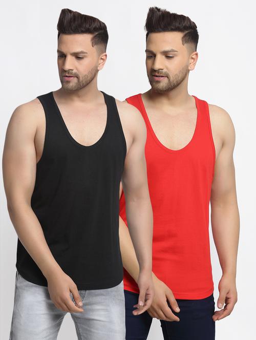 set of 2 solid vest - 17275092 - Very Small Image - 1