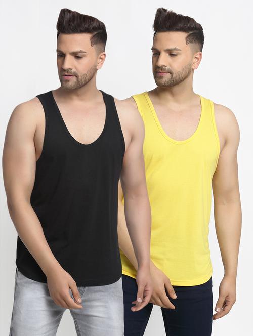 set of 2 solid vest - 17275095 - Very Small Image - 1
