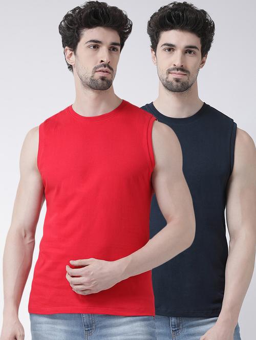 set of 2 solid t-shirt - 17275112 - Very Small Image - 1