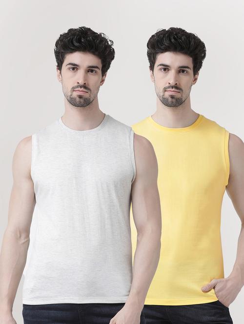 men pack of 2 solid t-shirts - 17275115 - Very Small Image - 1