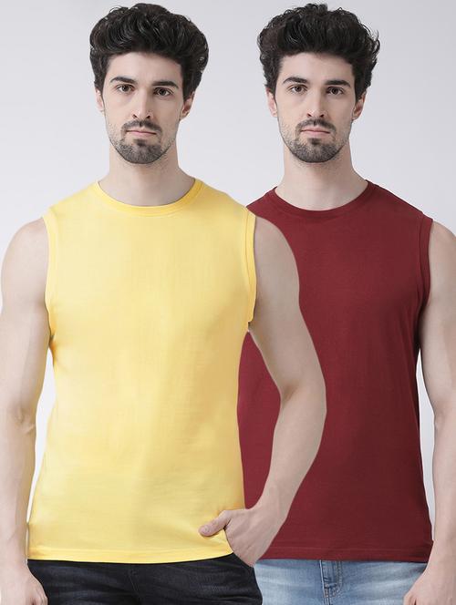 set of 2 solid t-shirt - 17275126 - Very Small Image - 1