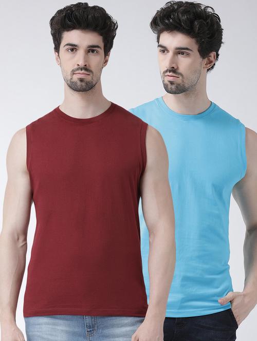 set of 2 solid t-shirt - 17275133 - Very Small Image - 1