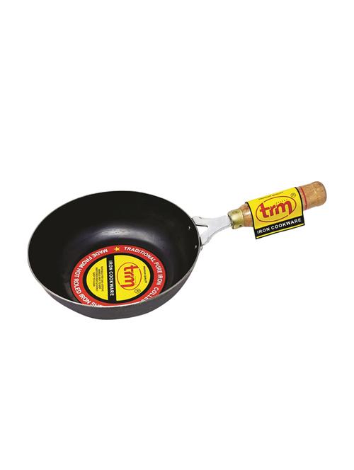 trm pure iron kadai cum fry pan  - 17276030 - Very Small Image - 1