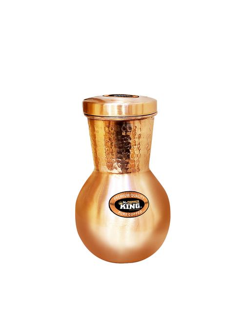 plain hammered  bottle cum jug - 17276057 - Very Small Image - 1
