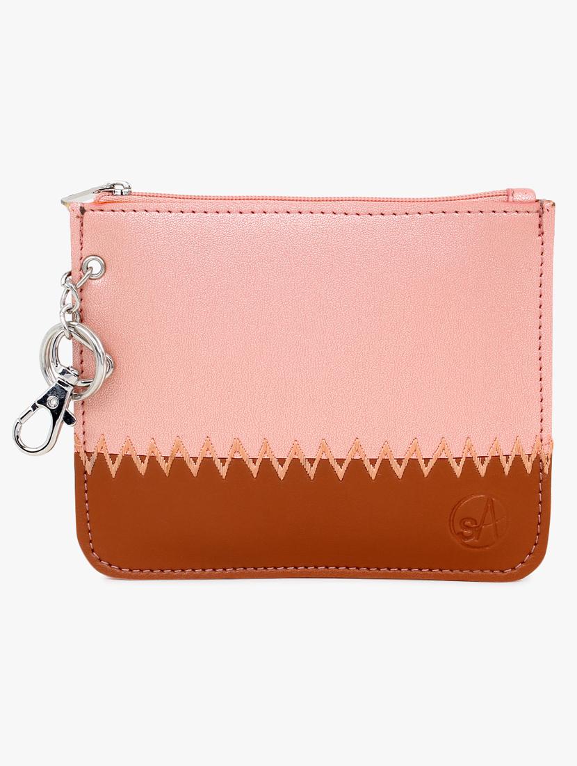 pink leatherette (pu) regular pouch - 17277129 - Zoom Image - 3