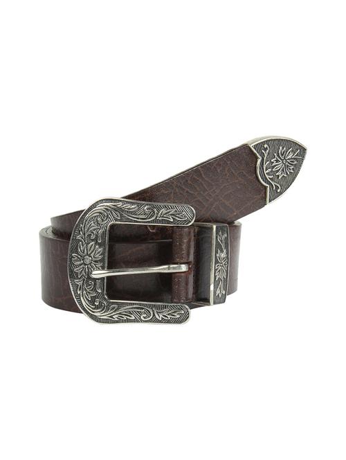 brown leather belt - 17277595 - Very Small Image - 1