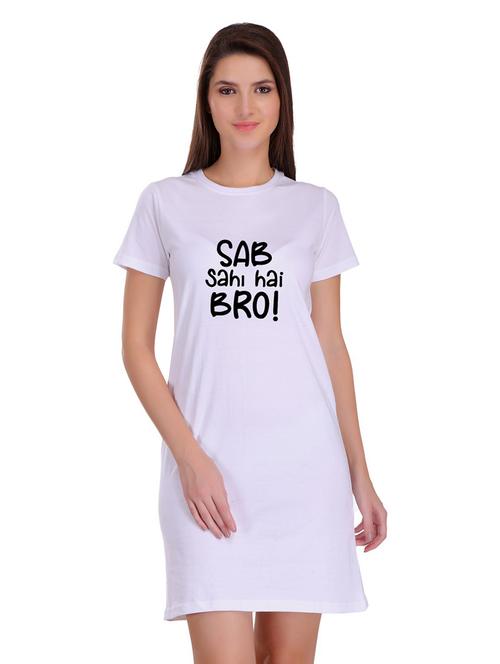 quirky print t-shirt dress  - 17280929 - Very Small Image - 1