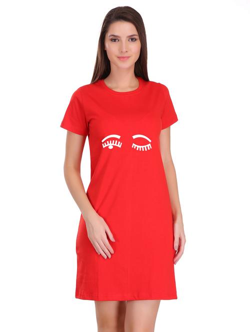 quirky print t-shirt dress  - 17280938 - Very Small Image - 1
