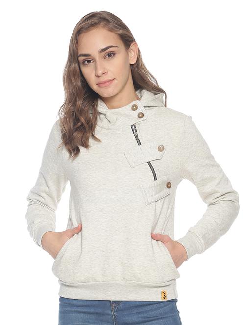 women's plain sweatshirt - 17281448 - Very Small Image - 1