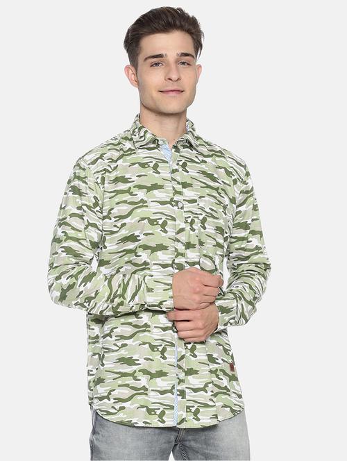 mens camouflage casual shirt - 17281826 - Very Small Image - 1