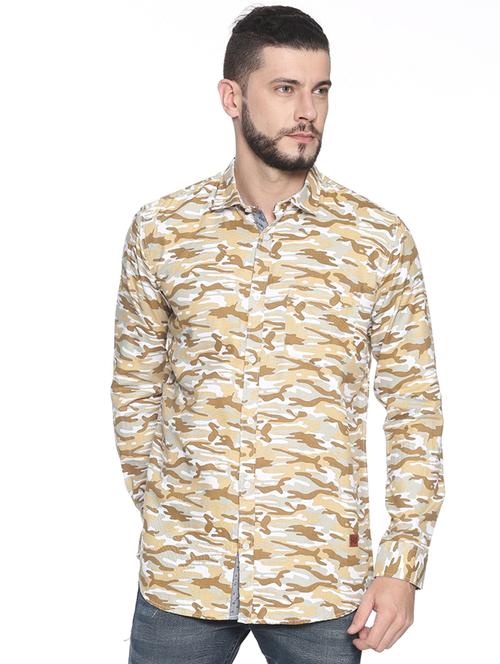 mens camouflage casual shirt - 17281852 - Very Small Image - 1