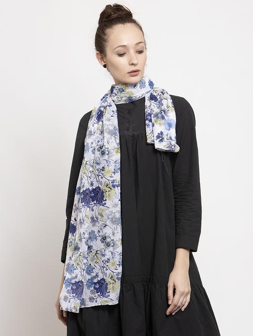 blue polyester stole - 17282069 - Very Small Image - 1