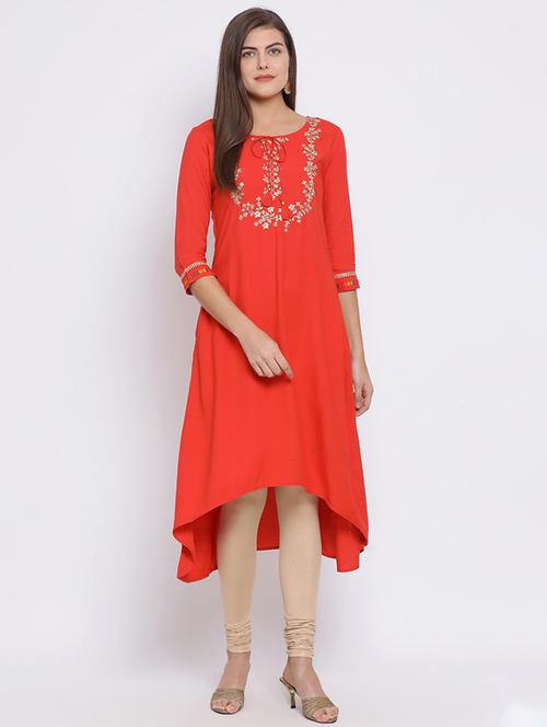 women's asymmetric kurta - 17282134 - Very Small Image - 1