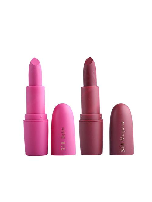 miss rose pack of 2 matte lipsticks(shade#31,34) - 17282461 - Very Small Image - 1