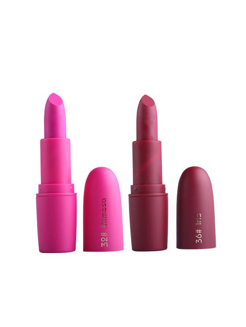 miss rose pack of 2 matte lipsticks(shade#32,36) - 17282591 - Very Small Image - 1