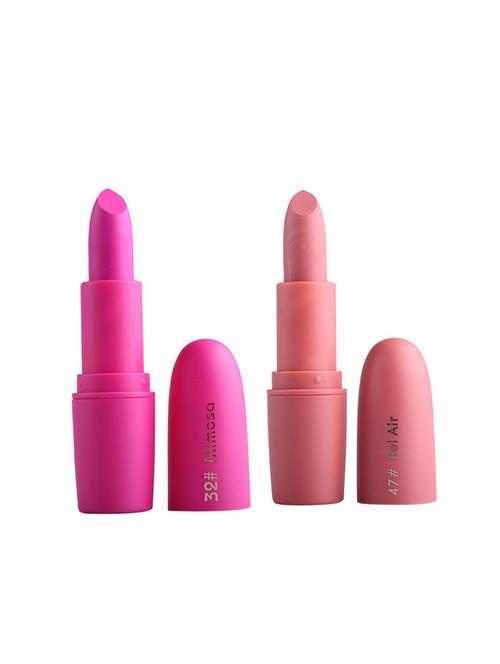 miss rose pack of 2 matte lipsticks(shade#32,47) - 17282639 - Very Small Image - 1