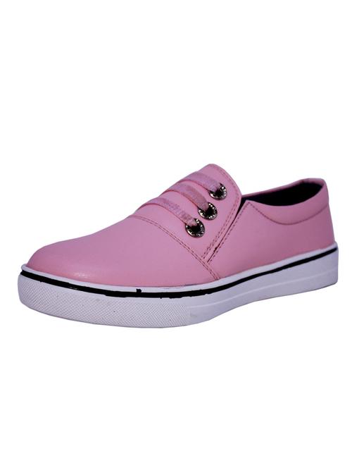 pink synthetic slip on casual shoes - 17284784 - Very Small Image - 1