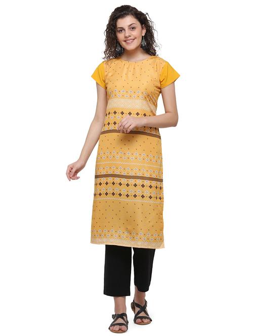 digital print straight kurta - 17287245 - Very Small Image - 1
