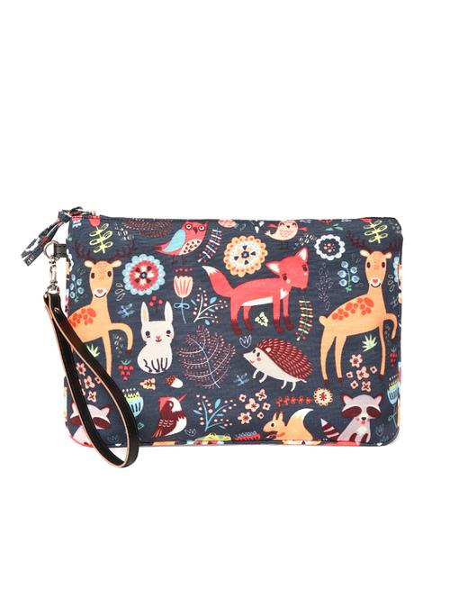 blue polyester printed pouch - 17288397 - Very Small Image - 1
