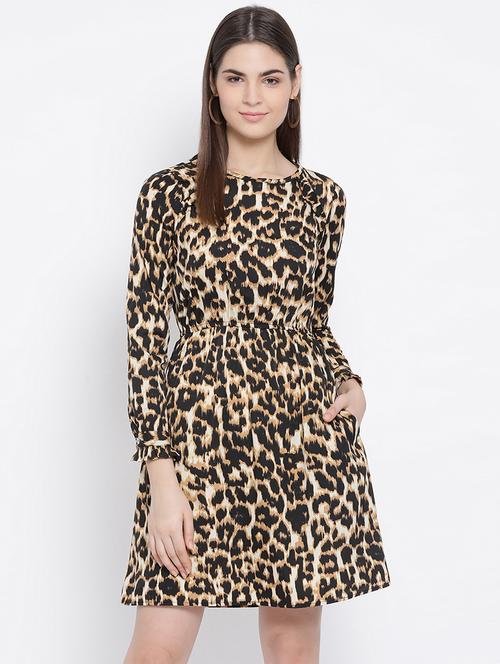 animal print a-line dress  - 17288498 - Very Small Image - 1