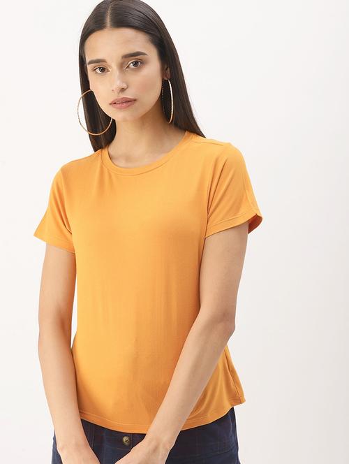 round neck solid tee  - 17288961 - Very Small Image - 1